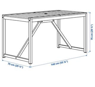 Conjunto mesa, banco y 2 sillas terraza