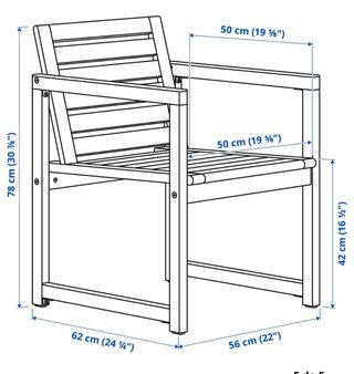 Conjunto mesa, banco y 2 sillas terraza