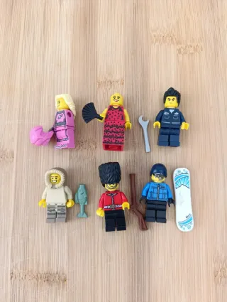 Lego serie 5 6 8805 8827 figuras muñecos colección
