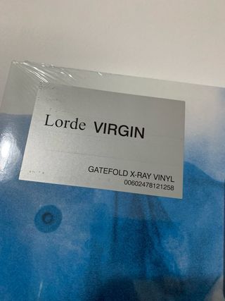 Vinilo Lorde Virgin Gatefold X-Ray + Tarjeta Firma
