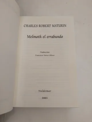 Melmoth el errabundo (Gótica) (Spanish Edition)