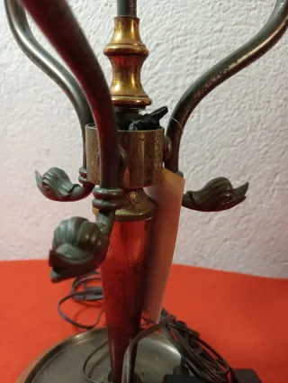 Lampada ottone stile fiorentina 3 luci