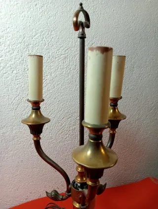 Lampada ottone stile fiorentina 3 luci