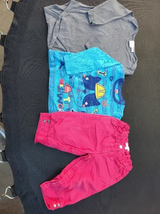 Lote niña 18 meses: pantalón , camiseta y body