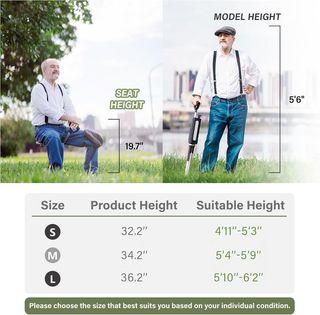 Silla y bastón Ta-Da Step2Gold TALLA M