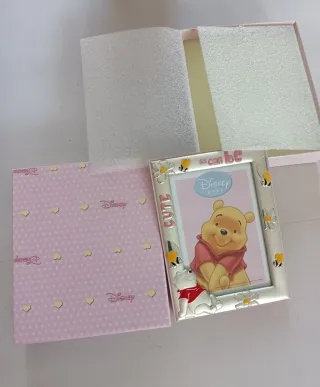 Marco Disney Winnie the Pooh Plata con su caja.