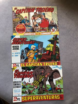 3 Comics Capitan Trueno