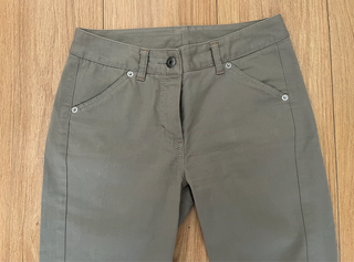 Pantalon vaquero recto verde Benetton