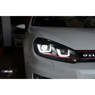 Faros delanteros Led Volkswagen Golf VI 6 Red edit