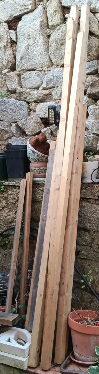 Listones de madera para proyectos