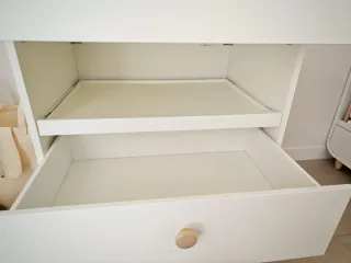 Cómoda cambiador bebé y colchoneta