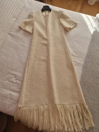 Vestido Zara blanco