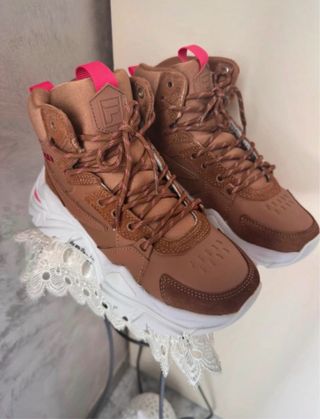 Scarpe Fila Marrone e Fucsia