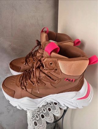 Scarpe Fila Marrone e Fucsia