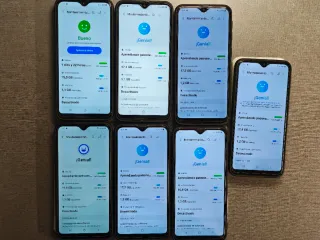 7x Samsung Galaxy A20e 32GB 3GB Black