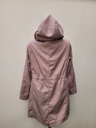 Gabardina rosa/beige