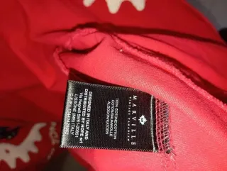 Felpa con cappuccio Marville rossa taglia M