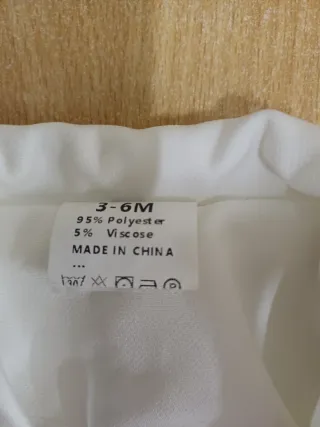 Completo elegante bimba 3/6 mesi