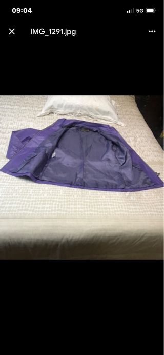 Chaqueta Piel Auténtica Italia Morada