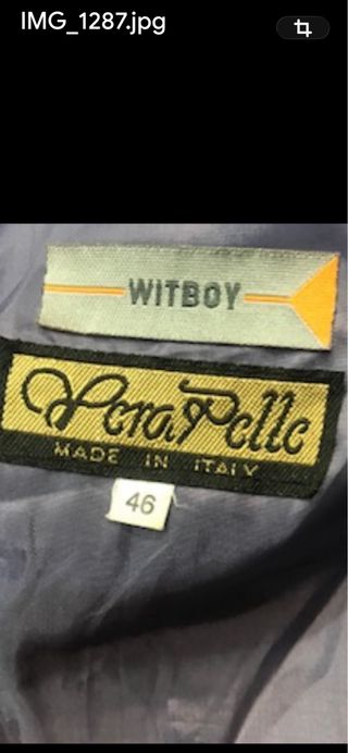 Chaqueta Piel Auténtica Italia Morada