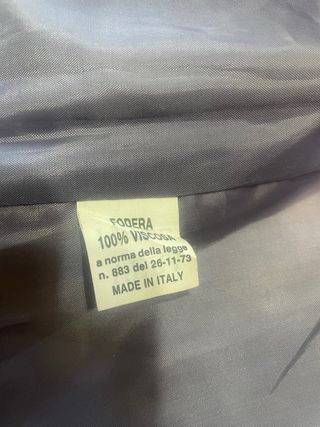 Chaqueta Piel Auténtica Italia Morada
