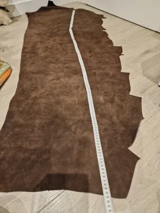 Tela de piel cuero graneado grosor medio