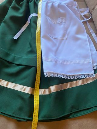 Traje de niña época reconquista falda