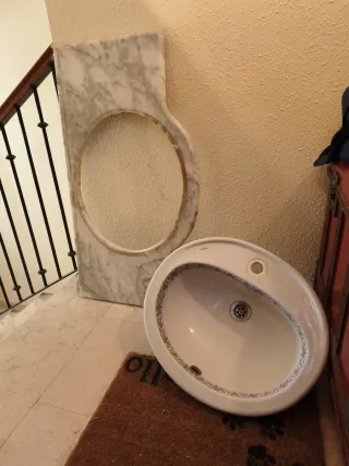 Lavabo Valadares Porcelana Blanco