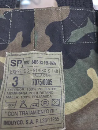 Pantalones intemperie