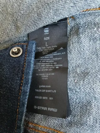 G-Star RAW Camicia Denim Tg L
