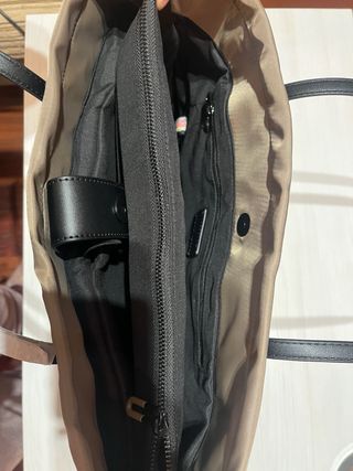 Bolso Tote Beige y Marrón