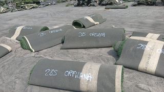 Césped artificial reciclado