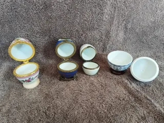 Joyeros de porcelana decorados