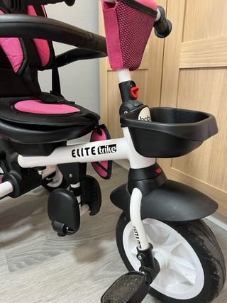 Triciclo para bebé con toldo rosa