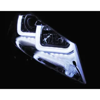 Faros delanteros Led U para VW Golf 7 MK7 Cromados