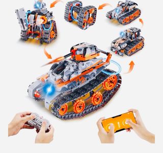 Kit de construção com várias peças