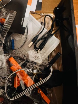 Kit de construção com várias peças