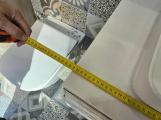 Mueble Lavabo 90cm Madera y Piedra