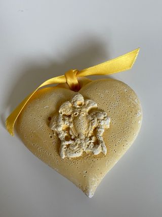 Cuore in gesso profumato decorazione casa