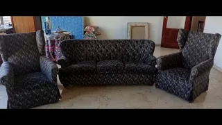 Tresillo sofá y dos sillones