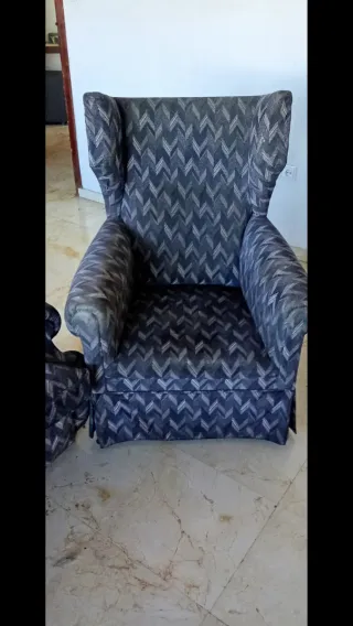 Tresillo sofá y dos sillones