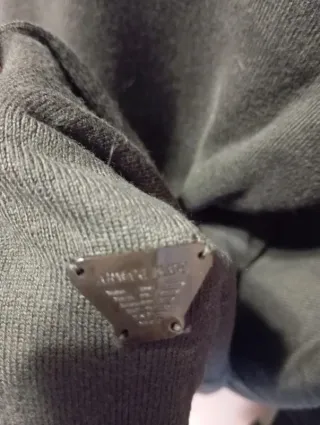 Maglione Armani Jeans Verde Oliva