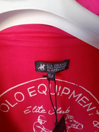 Giacca a Vento Fucsia US GRAND POLO ecc- 8 Anni