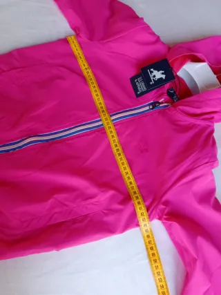 Giacca a Vento Fucsia US GRAND POLO ecc- 8 Anni