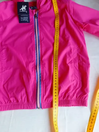 Giacca a Vento Fucsia US GRAND POLO ecc- 8 Anni