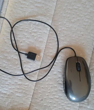 Ratón USB Negro/Gris