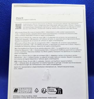 iPhone 16 128GB (Somos tienda-Con garantía)