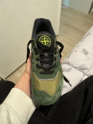 New Balance x Stone Island 574 Verde Oliva