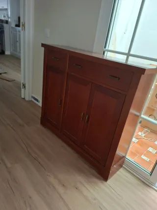 Mueble recibidor madera