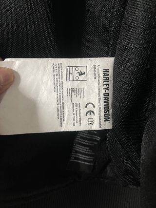 Felpa originale Harley Davidson Nera Tg. L